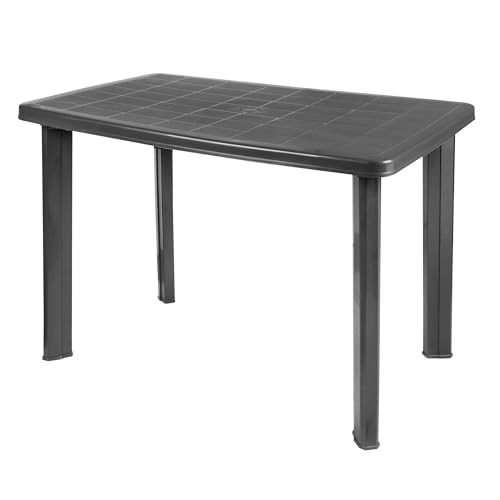 Table de Jardin Rectangulaire Anthracite 100x72