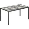Table de Jardin Rectangulaire pour 4 à 6 Personnes Table de Jardin Rectangulaire pour 4 à 6 Personnes