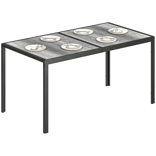 Table de Jardin Rectangulaire pour 4 à 6 Personnes Table de Jardin Rectangulaire pour 4 à 6 Personnes