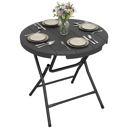 Table de Jardin Ronde pour 4 Personnes Table de Jardin Ronde pour 4 Personnes
