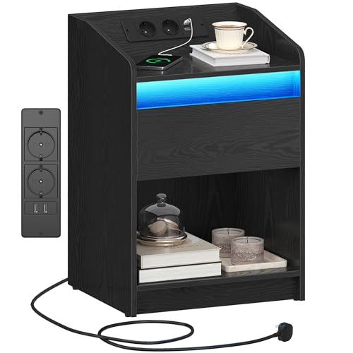 Table de Nuit Hzuaneri avec Éclairage LED Table de Nuit Hzuaneri avec Éclairage LED