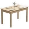 Table de Salle à Manger Moderne en Chêne Table de Salle à Manger Moderne en Chêne
