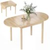 Table de Salle à Manger Pliable en Bois Table de Salle à Manger Pliable en Bois