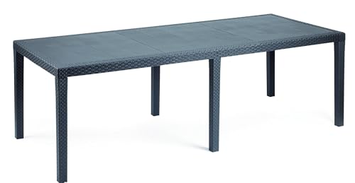 Table d'extérieur extensible Roma en anthracite