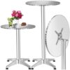 Table Haute Mange Debout Pliante en Aluminium Table Haute Mange Debout Pliante en Aluminium