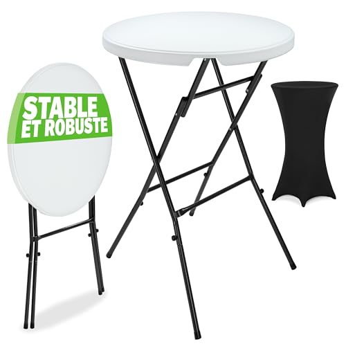 Table Haute Pliable Casaria 110 cm Table Haute Pliable Casaria 110 cm