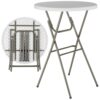 Table Haute Pliable Tectake pour Événements