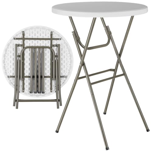 Table Haute Pliable Tectake pour Événements Table Haute Pliable Tectake pour Événements