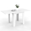 Table à Manger Extensible Dona Blanc Table à Manger Extensible Dona Blanc