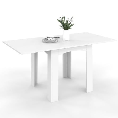 Table à Manger Extensible Dona Blanc Table à Manger Extensible Dona Blanc