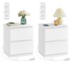 Tables de Chevet Multiprise KAILYN - Lot de 2 Tables de Chevet Multiprise KAILYN - Lot de 2