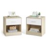 Tables de Nuit Modernes - Lot de 2