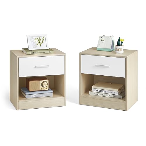 Tables de Nuit Modernes - Lot de 2 Tables de Nuit Modernes - Lot de 2