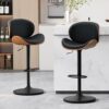 Tabouret de Bar Pivotant en Similicuir Tabouret de Bar Pivotant en Similicuir