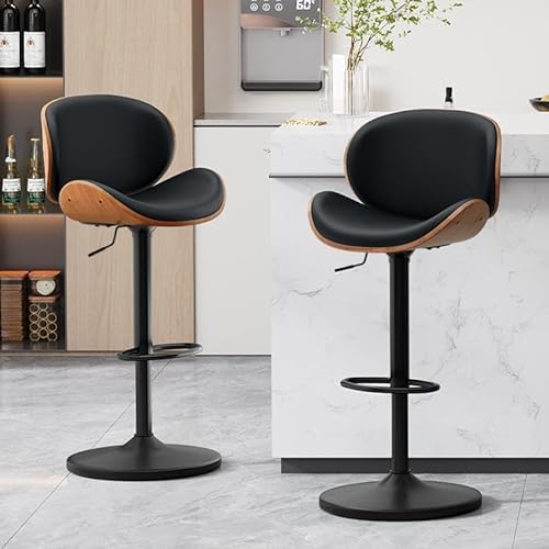 Tabouret de Bar Pivotant en Similicuir Tabouret de Bar Pivotant en Similicuir