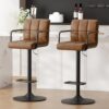 Tabouret de Bar Pivotant Réglable par 2
