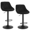 Tabouret de Bar Réglable - Lot de 2 Tabouret de Bar Réglable - Lot de 2
