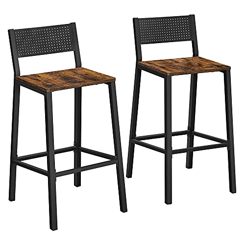 Tabourets de Bar Industriels en Lot de 2 Tabourets de Bar Industriels en Lot de 2