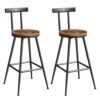 Tabourets de Bar Multidirectionnels en Lot de 2 Tabourets de Bar Multidirectionnels en Lot de 2