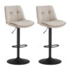 Tabourets de Bar Réglables - Lot de 2