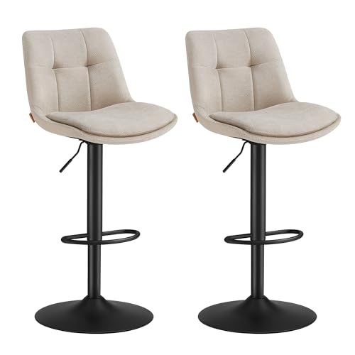 Tabourets de Bar Réglables - Lot de 2 Tabourets de Bar Réglables - Lot de 2