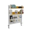 Étagère de Bureau à 2 Niveaux Beige