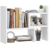 Étagère de Bureau Modulable en Bois Blanc Étagère de Bureau Modulable en Bois Blanc