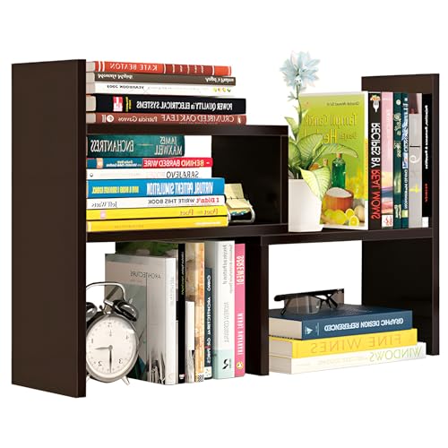 Étagère à Livres Réglable en Bois Étagère à Livres Réglable en Bois