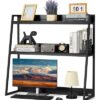 Étagère à Poser sur Bureau à 2 Niveaux Étagère à Poser sur Bureau à 2 Niveaux