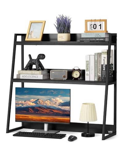 Étagère à Poser sur Bureau à 2 Niveaux Étagère à Poser sur Bureau à 2 Niveaux