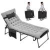 Transat Jardin Inclinable Pliable avec Matelas Transat Jardin Inclinable Pliable avec Matelas