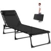 Transat Pliable Outsunny Noir Multi-Positions Transat Pliable Outsunny Noir Multi-Positions