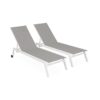 Transats Multi-Positions Elsa en Aluminium Transats Multi-Positions Elsa en Aluminium