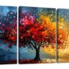 Trois Panneaux Toile Art Nature Trois Panneaux Toile Art Nature