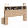 Tête de lit Cleo avec rangements intégrés Tête de lit Cleo avec rangements intégrés
