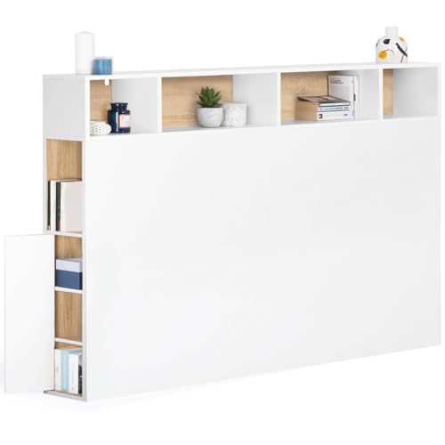 Tête de lit Cleo avec rangements pratiques Tête de lit Cleo avec rangements pratiques
