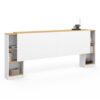 Tête de lit extensible avec chevets coulissants Tête de lit extensible avec chevets coulissants
