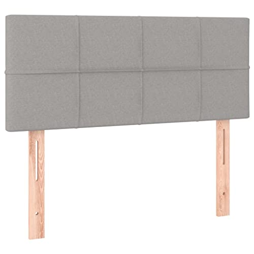Tête de Lit Élégante en Gris Clair Tête de Lit Élégante en Gris Clair