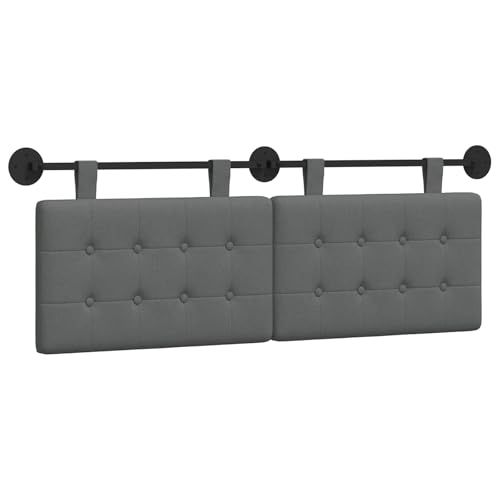 Tête de lit Suspendue Gris foncé Moderne Tête de lit Suspendue Gris foncé Moderne