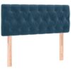 Tête de Lit Velours Bleu Foncé 90 cm Tête de Lit Velours Bleu Foncé 90 cm