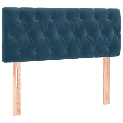 Tête de Lit Velours Bleu Foncé 90 cm Tête de Lit Velours Bleu Foncé 90 cm