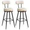 VASAGLE Lot de 2 Tabourets de Bar VASAGLE Lot de 2 Tabourets de Bar