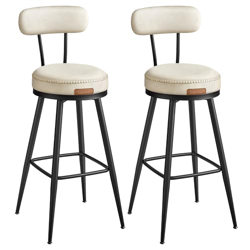 VASAGLE Lot de 2 Tabourets de Bar VASAGLE Lot de 2 Tabourets de Bar