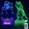 Veilleuse 3D Anime Led 16 Couleurs Veilleuse 3D Anime Led 16 Couleurs
