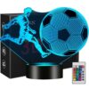 Veilleuse 3D Ballon de Football Enfant
