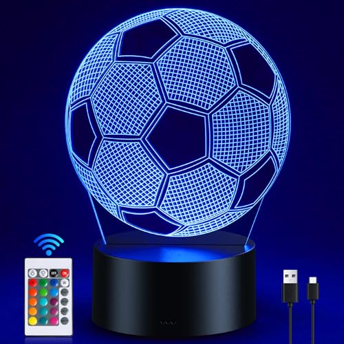 Veilleuse 3D Football pour Enfants Veilleuse 3D Football pour Enfants