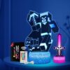 Veilleuse 3D LED Eygerur Minec Enfants