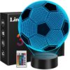 Veilleuse Enfant Football 3D LED Multicolore Veilleuse Enfant Football 3D LED Multicolore