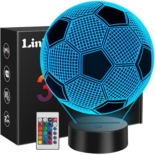 Veilleuse Enfant Football 3D LED Multicolore Veilleuse Enfant Football 3D LED Multicolore