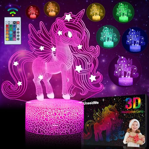 Veilleuse Licorne 3D pour Enfants Veilleuse Licorne 3D pour Enfants